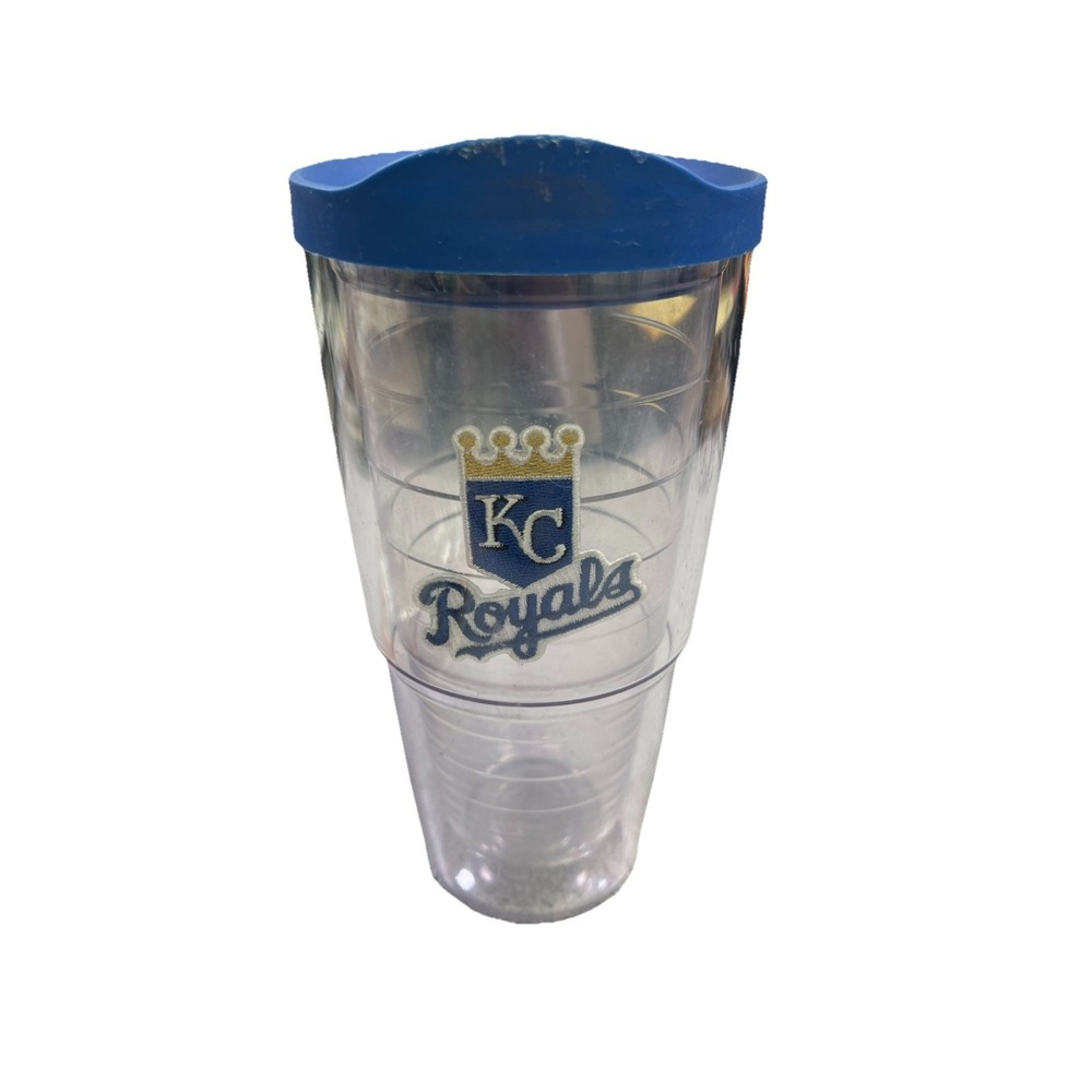 Kansas City Royals‎ Clear Tervis Mug Blue Lid